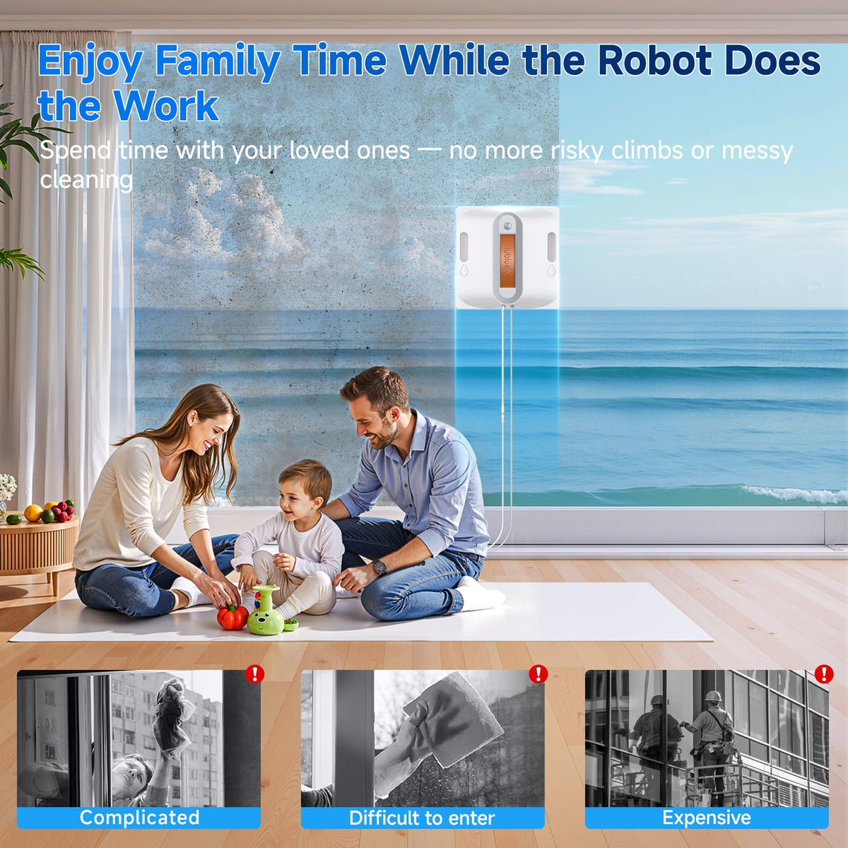 lubluelu CHYW201 Robot Window Cleaner — image 7