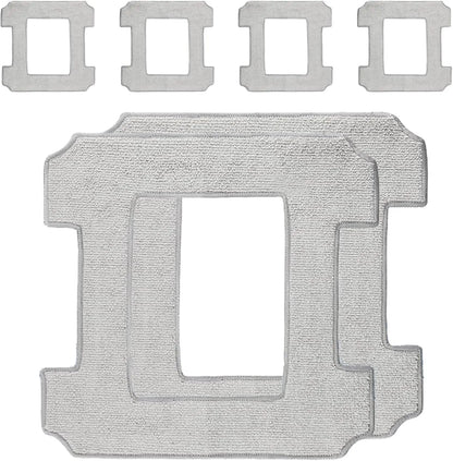 Cleaning Pads for Ecovacs Winbot W1 Pro / W1 / W2 Omni / W2 Robot, Replacement Mop for Ecovacs, Microfibre Mop Cloth Washable