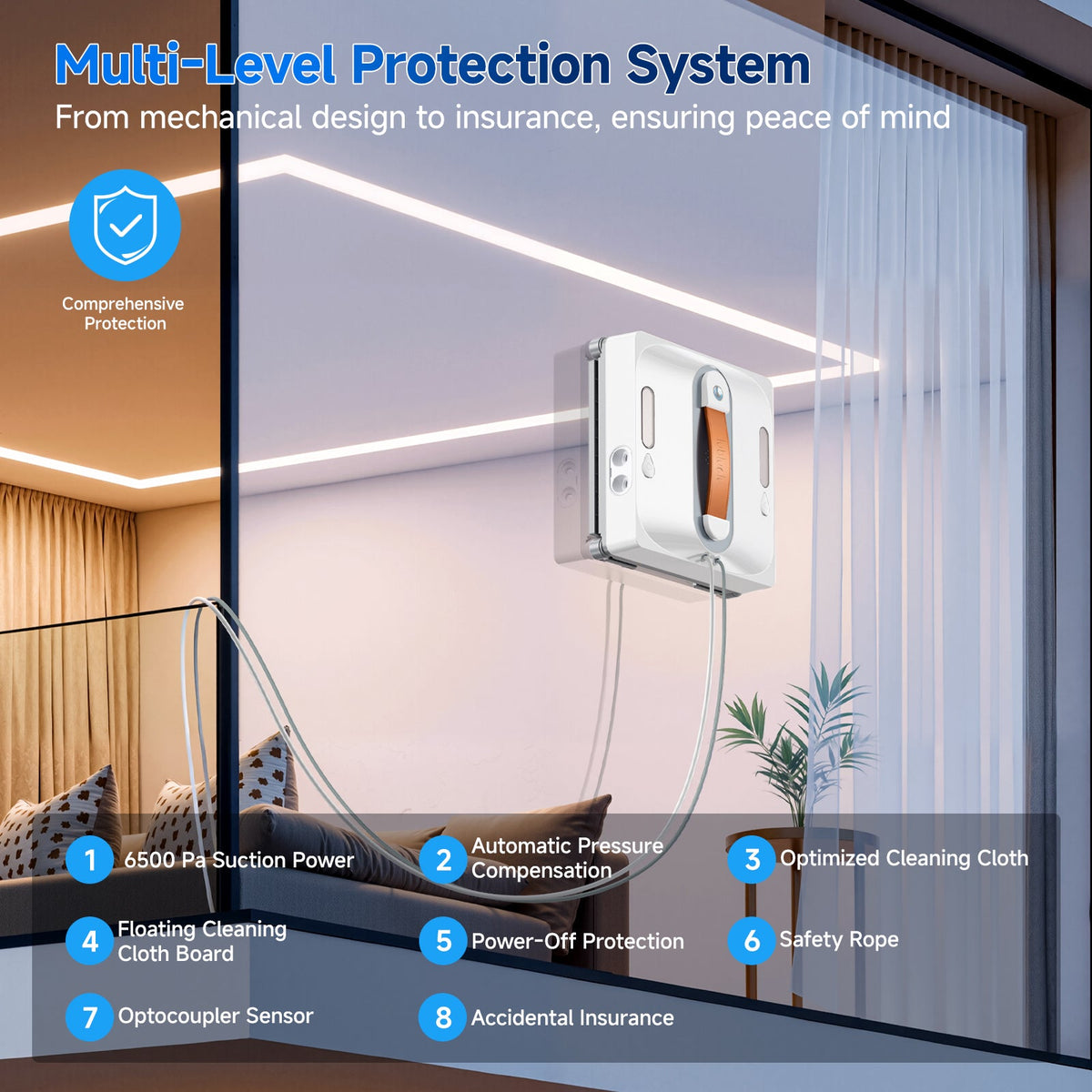lubluelu CHYW201 Robot Window Cleaner — image 5